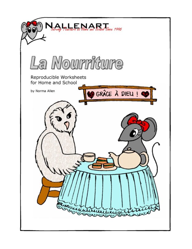 French Food Vocabulary Worksheets